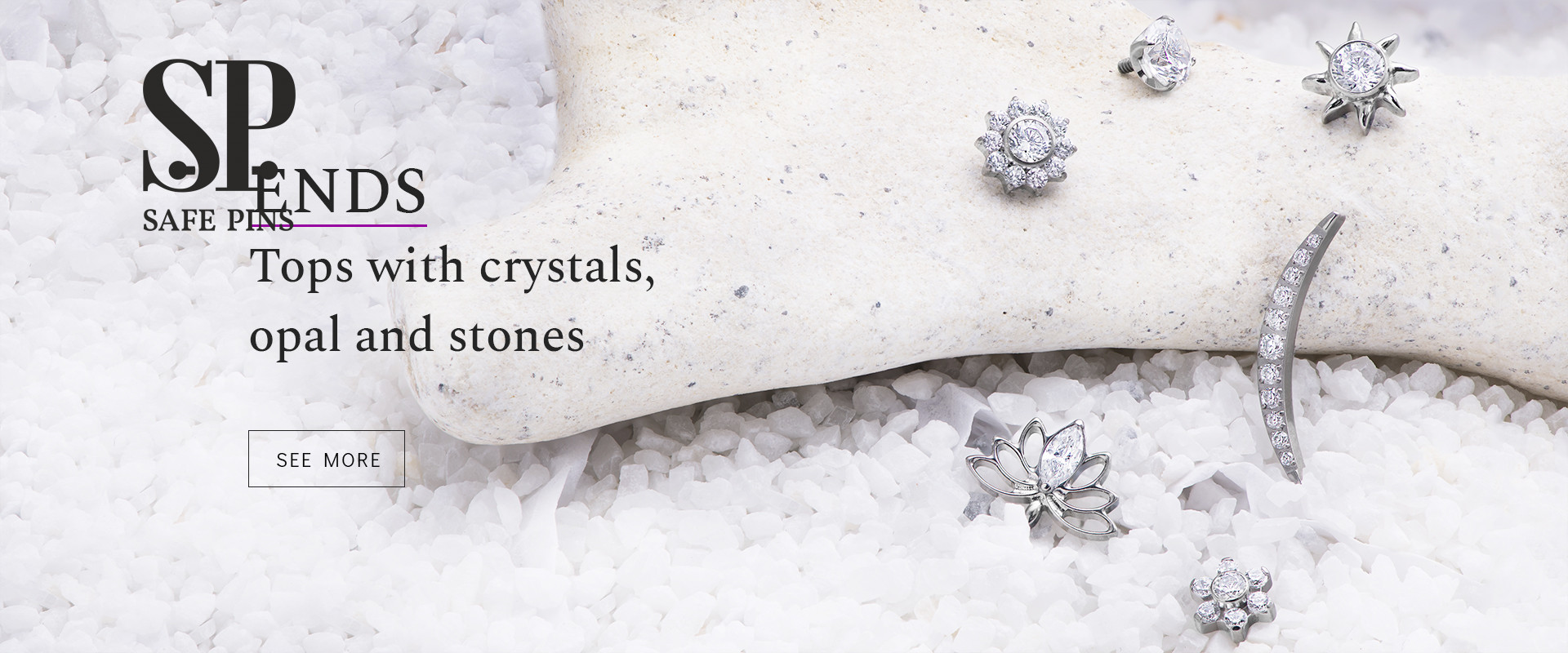 Piercing Titanium Tops Safepins.eu