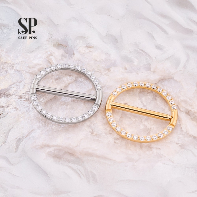 Titanium ASTM F-136 piercing jewelry SafePins