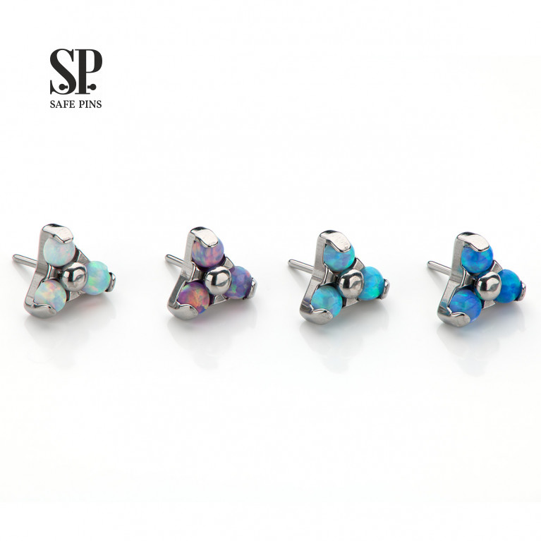 Trinity top (Threadless) with opals