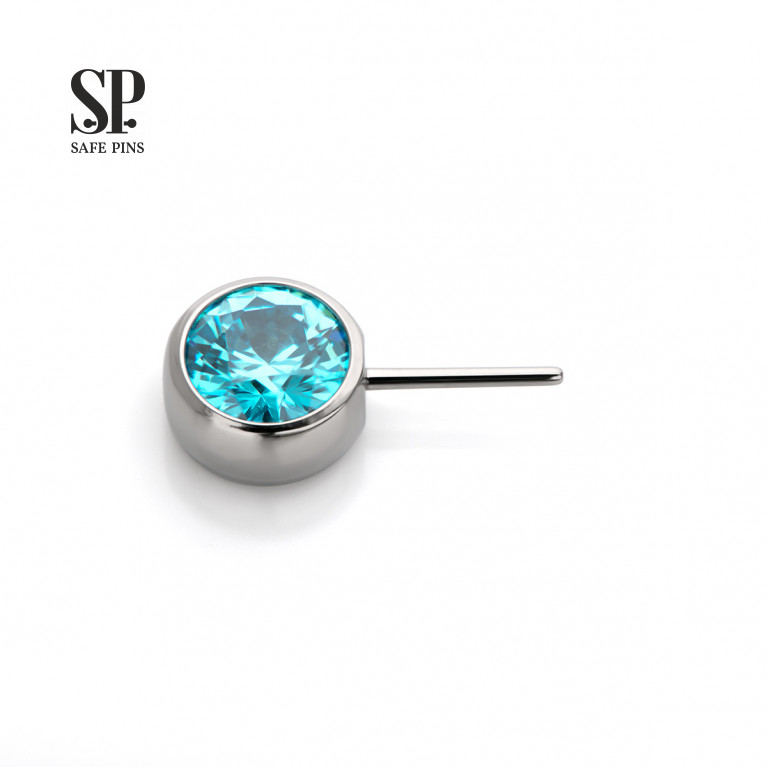 Candy (Threadless) top with CZ crystals