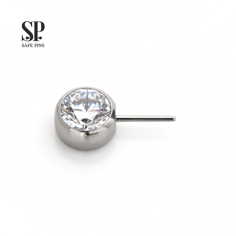 Candy (Threadless) top with CZ crystals