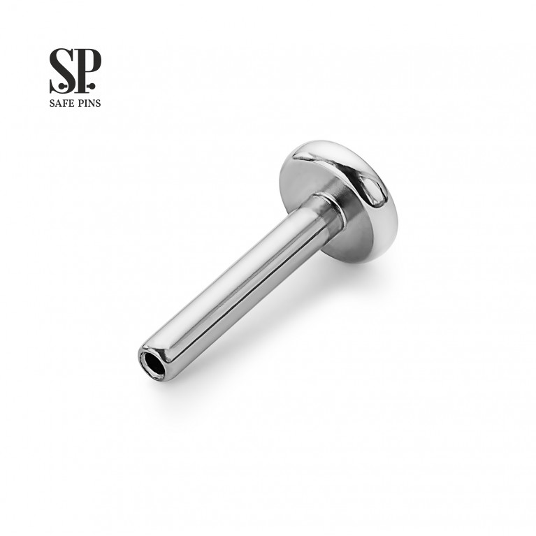Threadless Labret without ball (disc 2.5-3 mm)