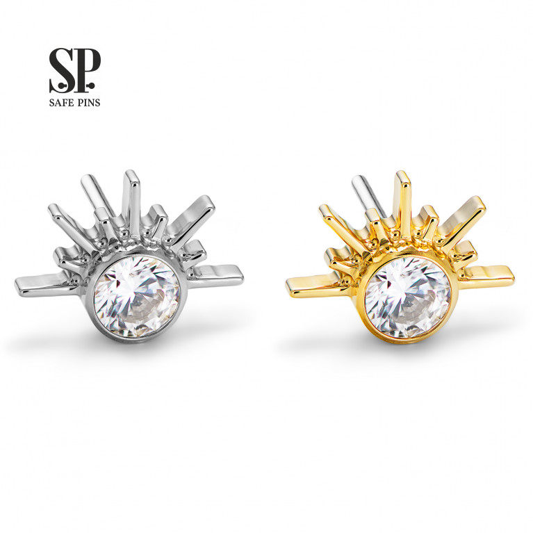 Sunny top (Threadless) with Clear CZ