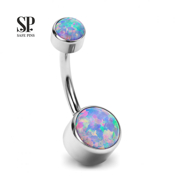 Internal double banana with Opal disc 5/8 mm