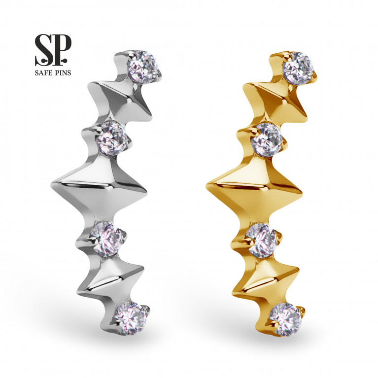 Diamonds Cluster with Clear CZ