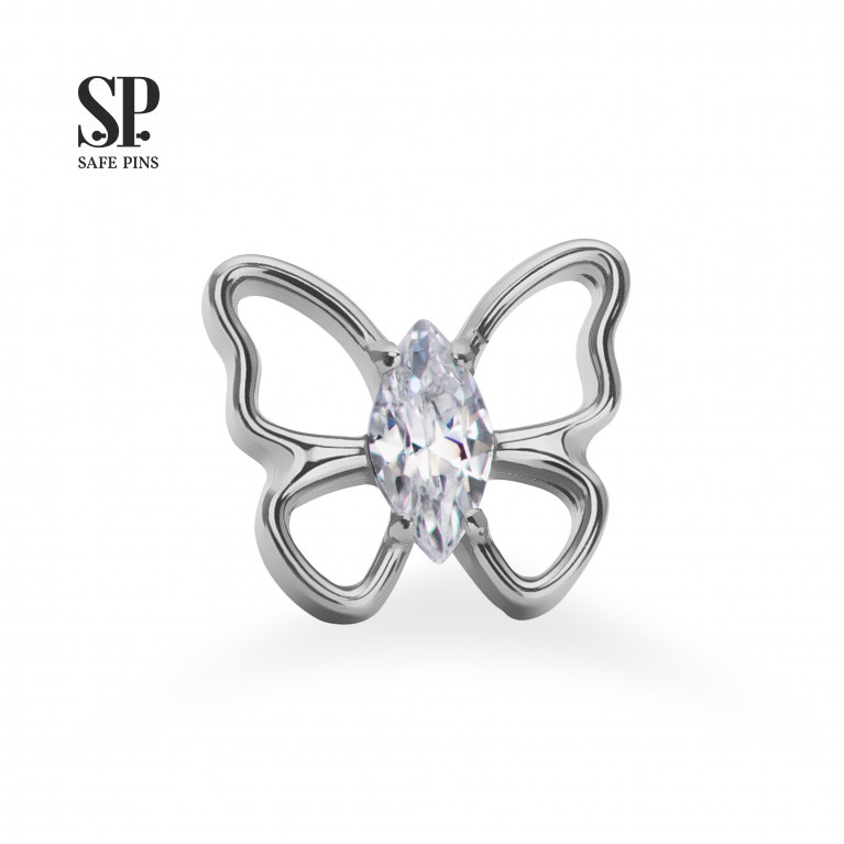 Marquise Butterfly top with Clear CZ