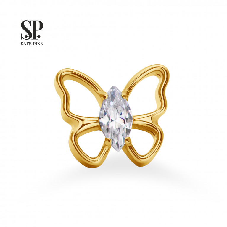 Marquise Butterfly top with Clear CZ