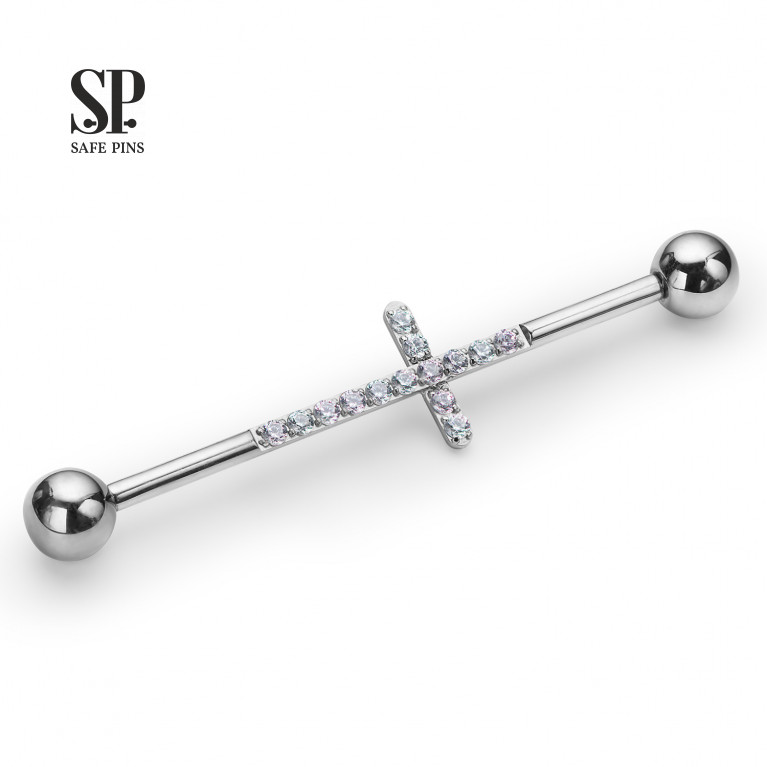 Internal barbell Cross (Industrial)
