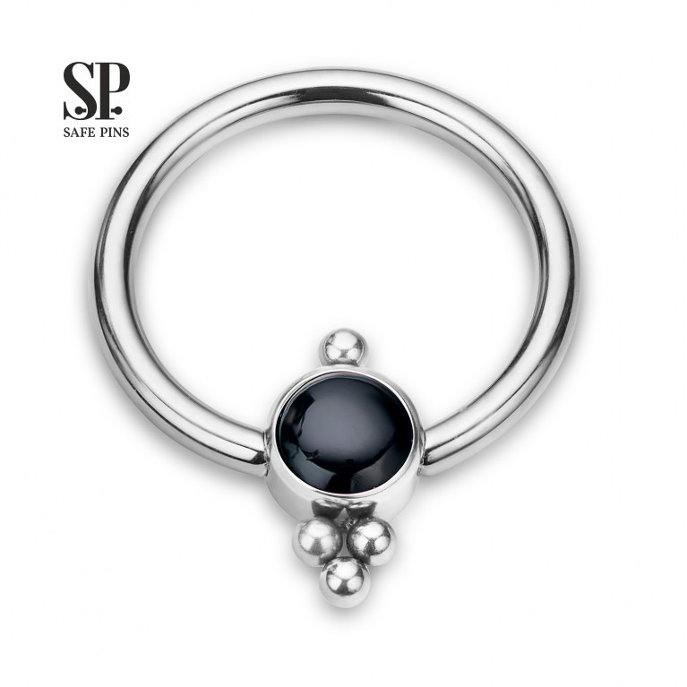 BCR ring with Opal disc and bubbles