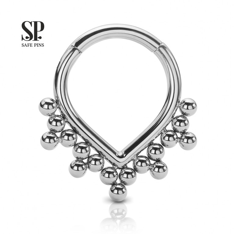 Hinged Segment Сlicker Drop with bubbles