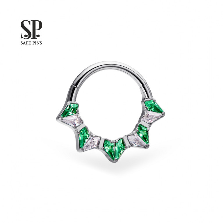 Hinged Segment Сlicker Crown with CZ