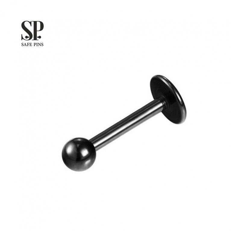 External labret black