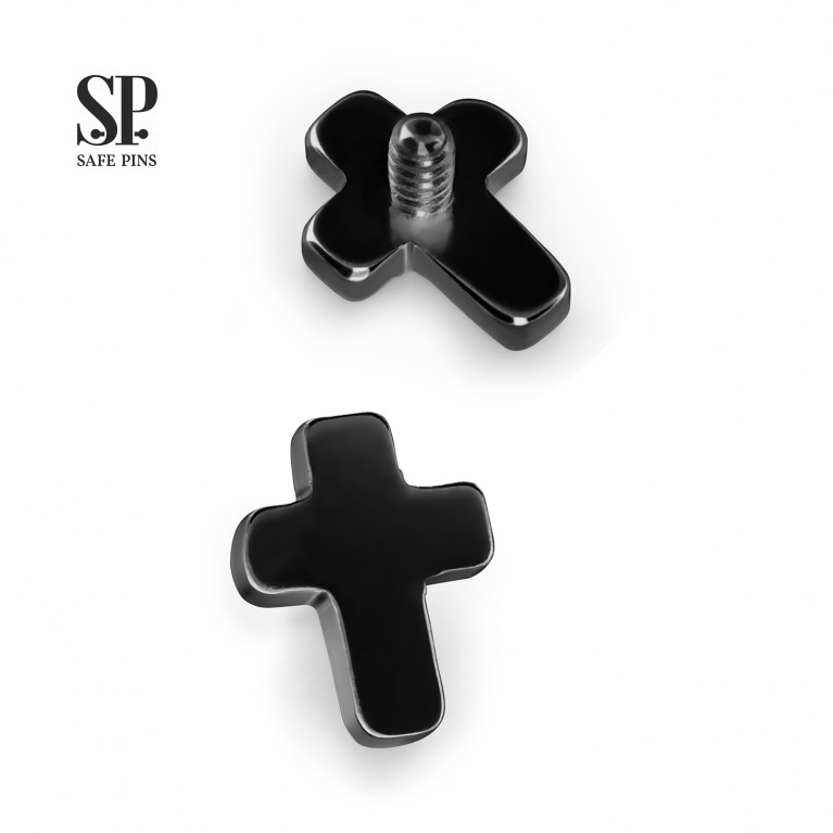 Internal Cross Top (0.9 mm) Black PVD