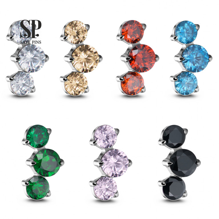 Prium Mini Cluster with CZ crystals