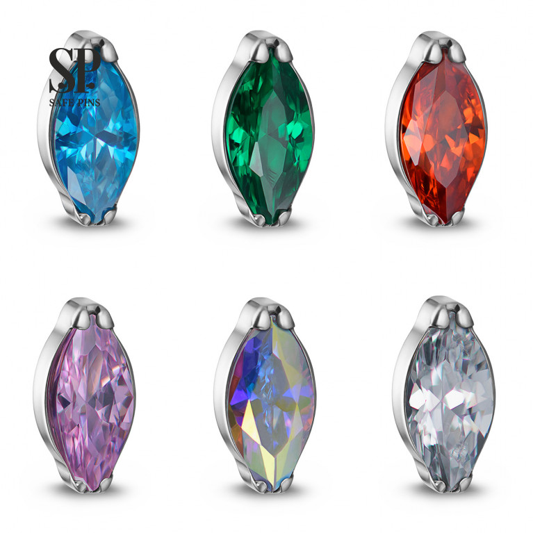 Single Marquise Mini top with CZ