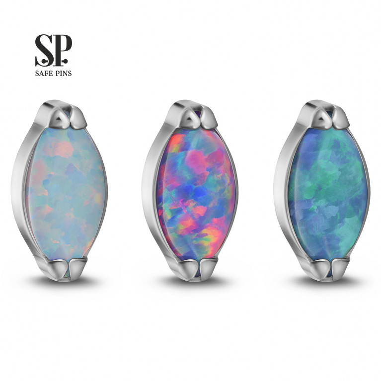 Single Marquise Mini top with opals