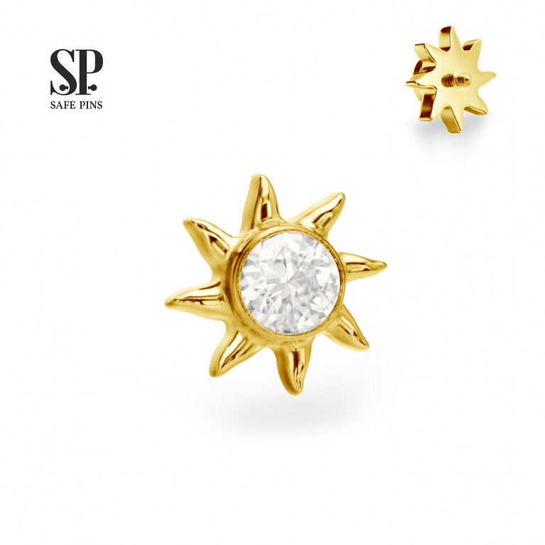 Solar top with CZ (Gold PVD)