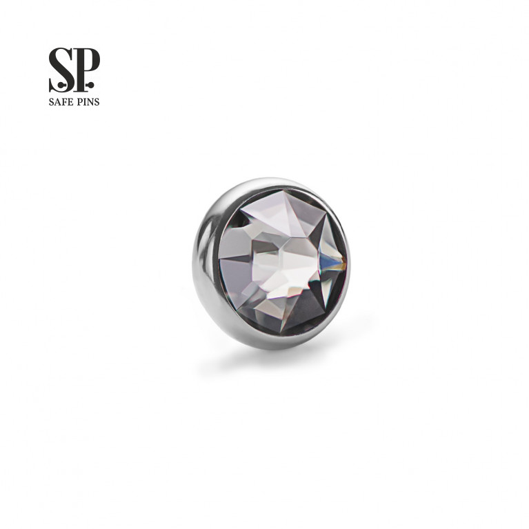 Flat Gem with crystal (0.9 mm)