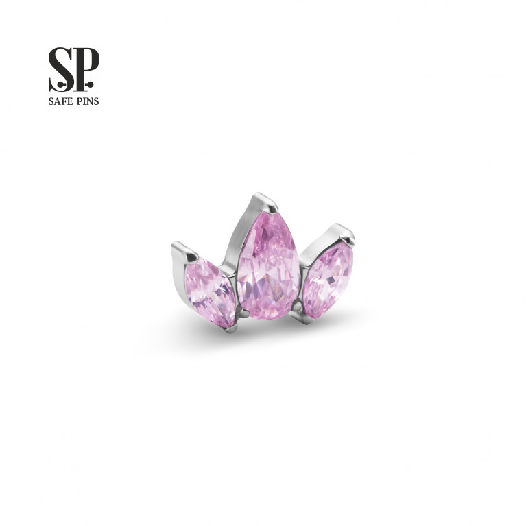 Marquise Pear Cluster with CZ