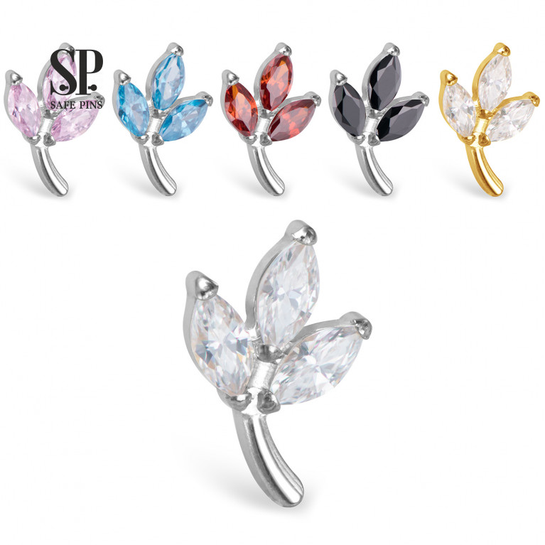 Marquise Twig Cluster with CZ