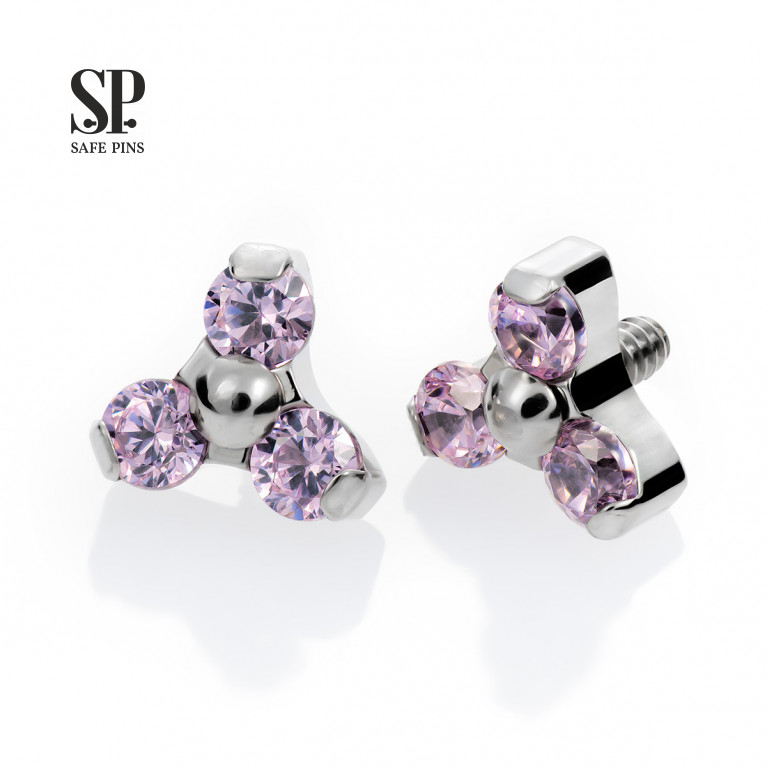 Trinity top with Lt. Rose CZ