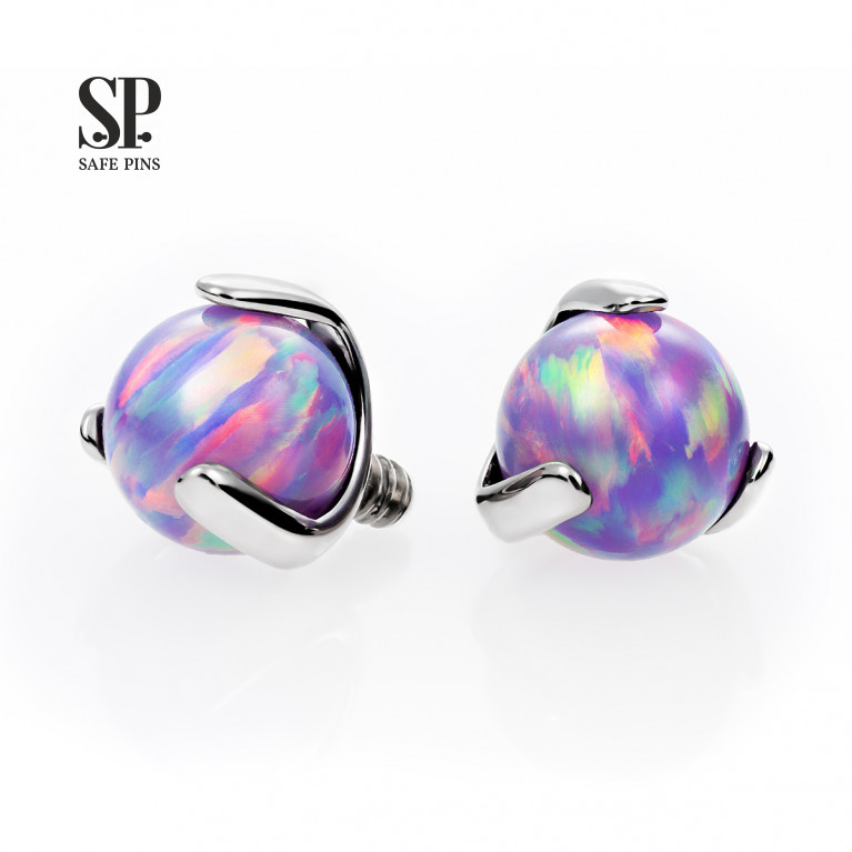 Opal ball in paws (OP38)